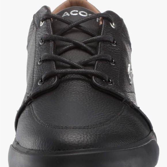 Men's Lacoste Bayliss Black Size 10 - Picture 2 of 12